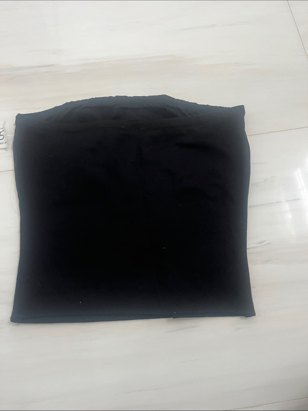 Max & Ginos Custom Ohio State Black Tube Top with Patch - Picture 2 of 2